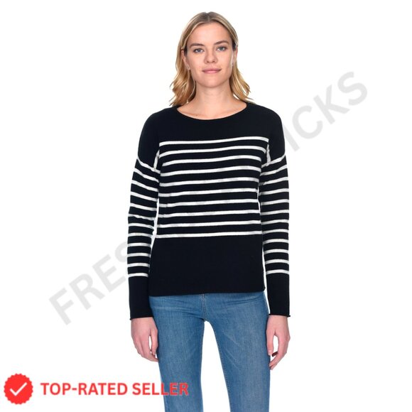Oversized V-Neck Cashmere Sweater Women's Classic Elegant Minimal Chic Pullover